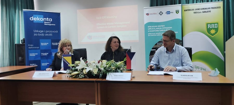 Podpora rozvoje nakládání s odpadem v kantonu Sarajevo