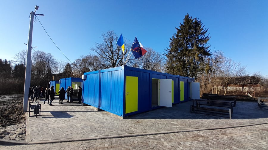 Mobilní sociální jednotka pro ubytování vnitřně vysídlených obyvatel Ukrajiny – Ternopil