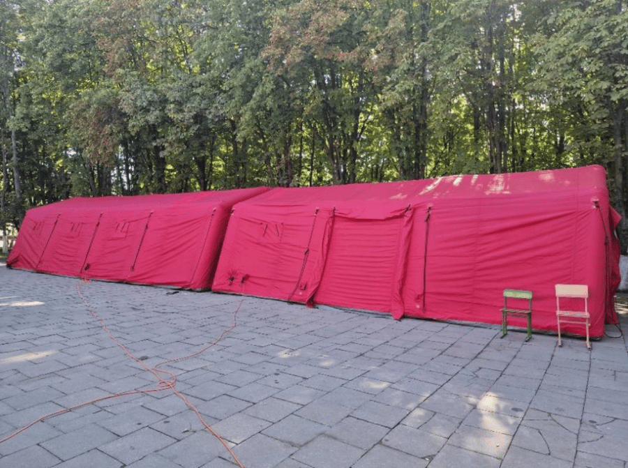 Mobilní stanová klinika