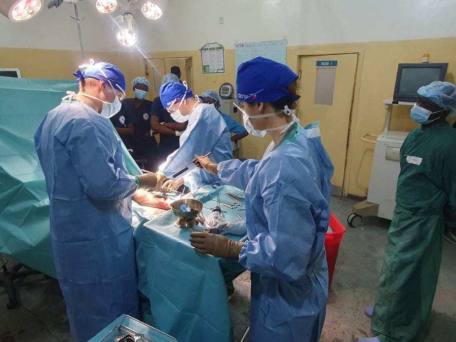 MEDEVAC stáž Zambie v traumatologii. TEI