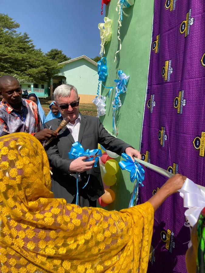 Dokončení přízemí střední školy FOMWAN