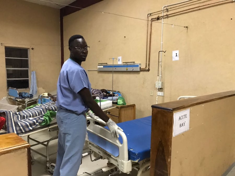 Modernizace 10 akutních nemocničních lůžek v misijní nemocnici UCZ Mwandi