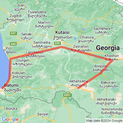 Achalciche->Batumi