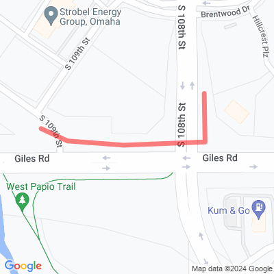 Project 43 (alt) - West Papio Trail to Brentwood Drive Bike Route