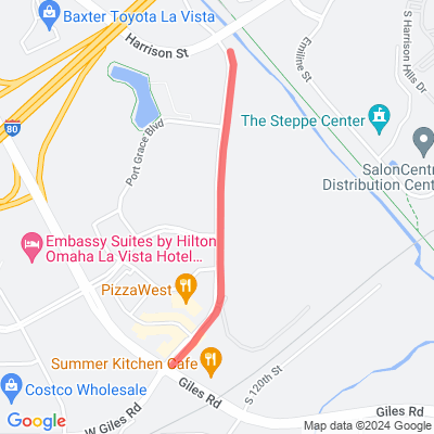 Project 12 - Widen sidewalks along Eastport Parkway to Trail width (Shared Use Path)