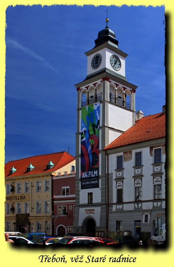 Třeboň - věž Staré radnice