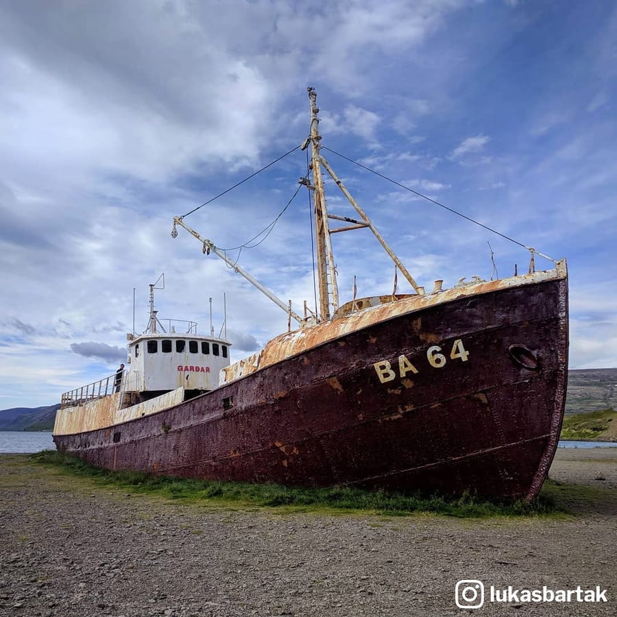 Garðar BA 64, Iceland