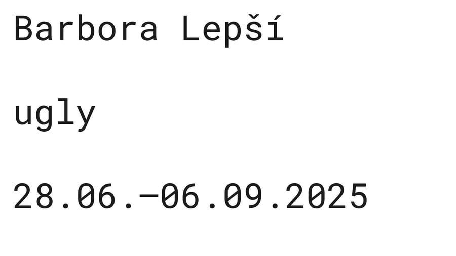 Barbora Lepší – Ugly