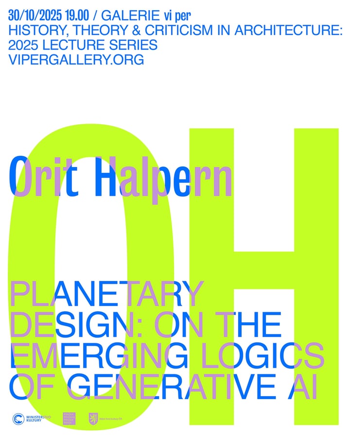 Orit Halpern: Planetary Design. On the Emerging Logics of Generative AI