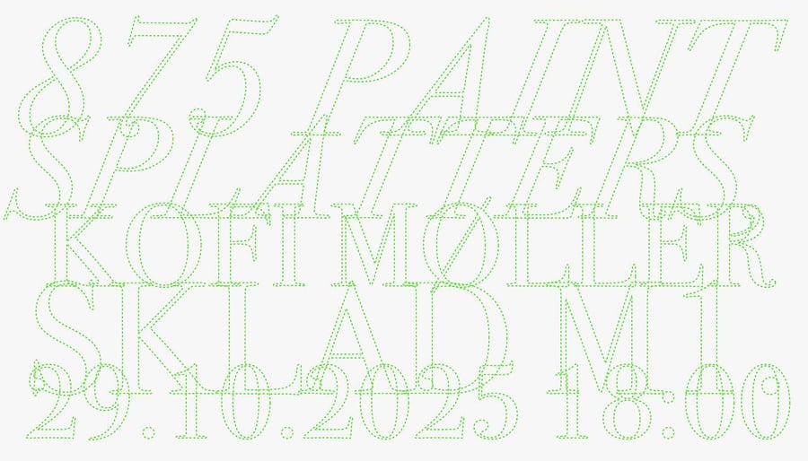 Kofi Møller – 875 paint splatters