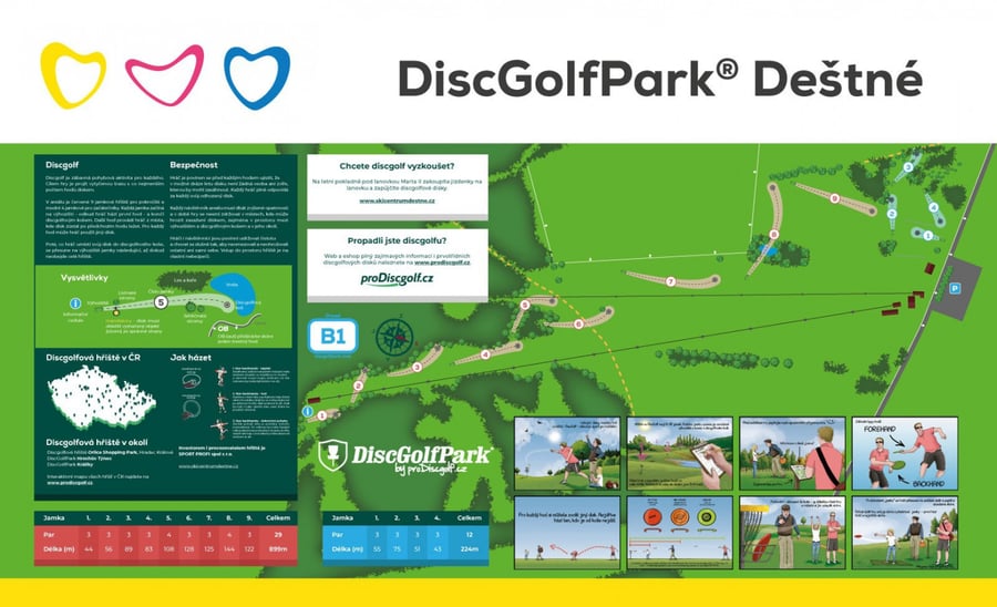 DiscGolfPark Deštné v Orlických horách
