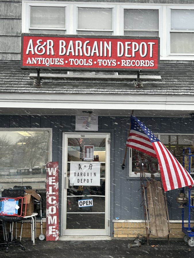Records at A & R Bargain Depot