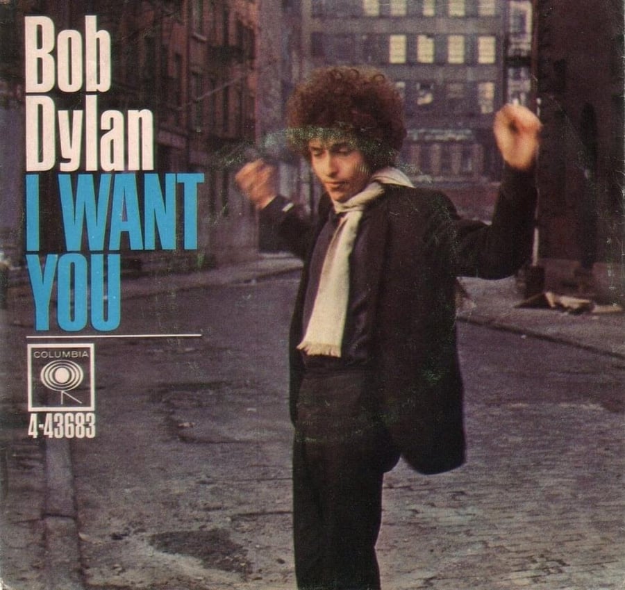 Bob Dylan's I Want You (45 single)