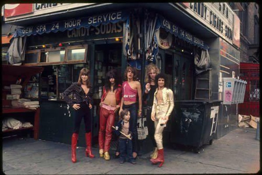 New York Dolls's The New York Dolls (back cover)