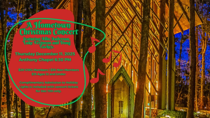 A Hometown Christmas Concert: Featuring Allie Anderson, Luke Ferguson, & Doug Lackey