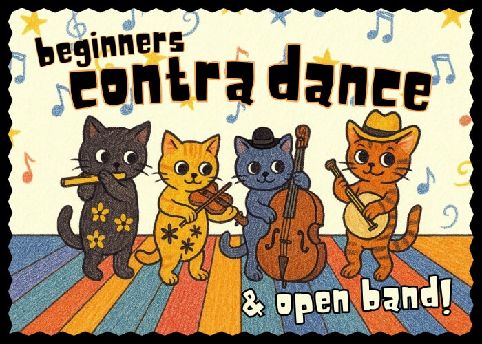 Beginners Contra Dance & Open Band