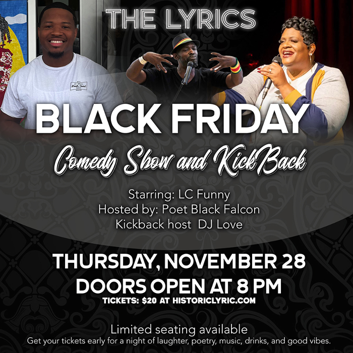BlackOut Comedy Show & Kickback