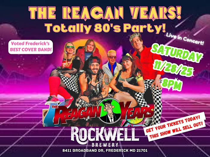 The REAGAN YEARS Live in Concert!! @ Rockwell Brewery 11/28/25