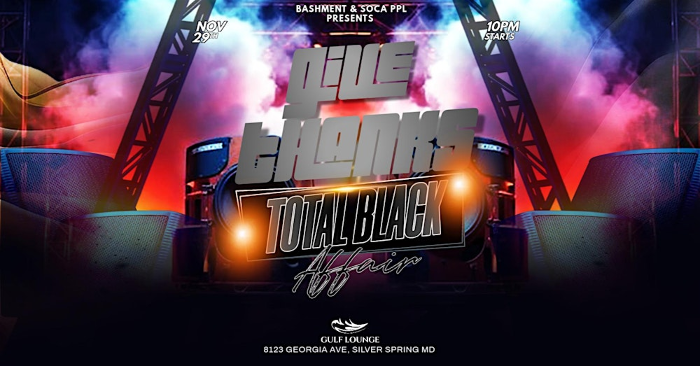 BASHMENT & SOCA PPL PRESENTS | GIVE THANKS: A TOTAL BLACK AFFAIR