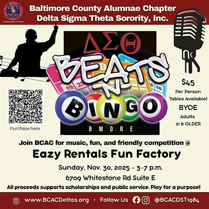 Beats and Bingo Hosted by BCAC-DST