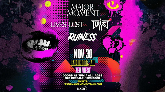 TDSC Presents Major Moment, Lives Lost, Twist It, Ruiness, and Cygnus