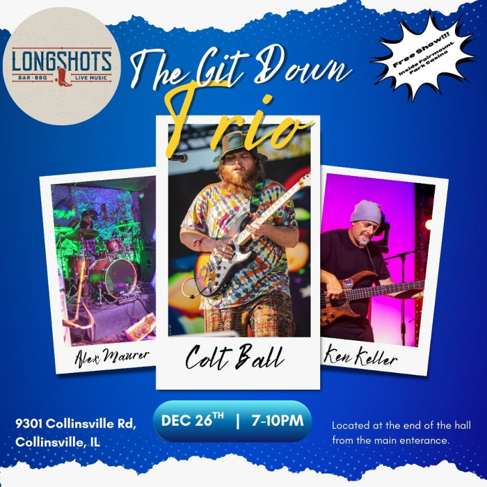 Alex Maurer, Colt Ball, & Ken Keller - the Git Down (Trio) LiVE @ LongShots Bar & BBQ