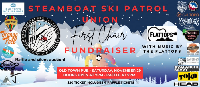 Steamboat Ski Patrol Union - First Chair Fundraiser