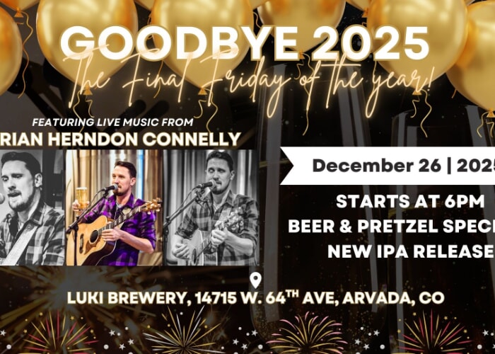 Final Friday of 2025 at LUKI Brewery!