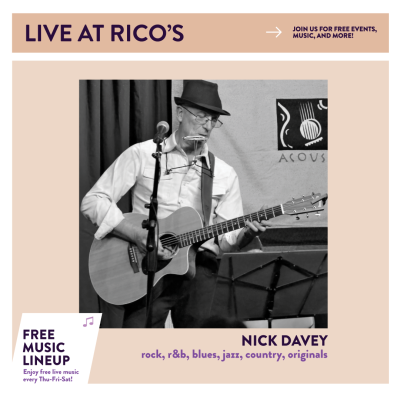 Nick Davey live at Rico's Cafe