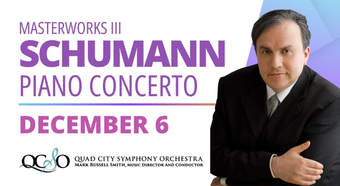 QCSO Masterworks III: Schumann Piano Concerto Pre-Show Dinner