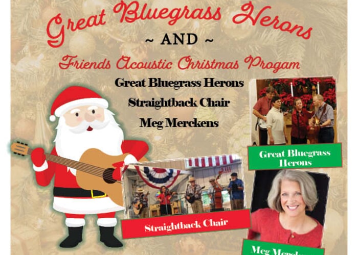 Great Bluegrass Herons & Friends Acoustic Christmas Program!