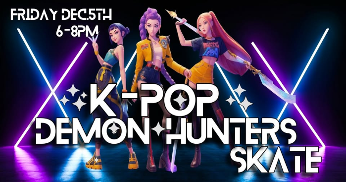 K-POP Demon Hunters Skate at Skateland
