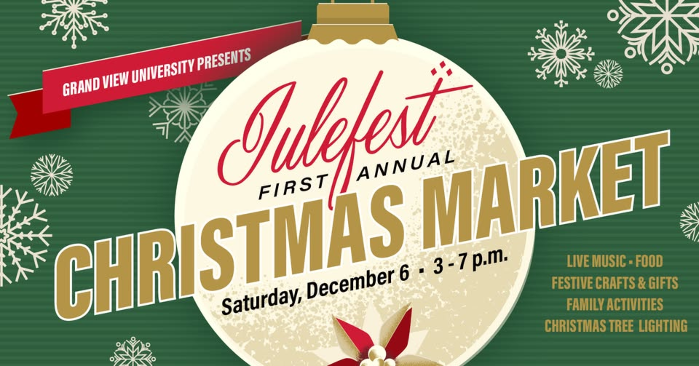 Julefest Christmas Market at Grand View University