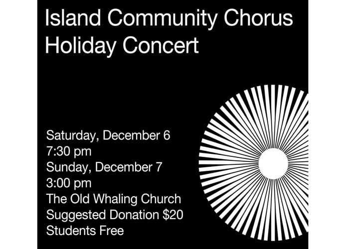 Holiday Concert with the Island Community Chorus