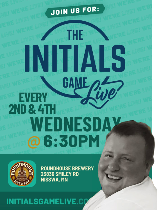 Initials Game Live with TIM!