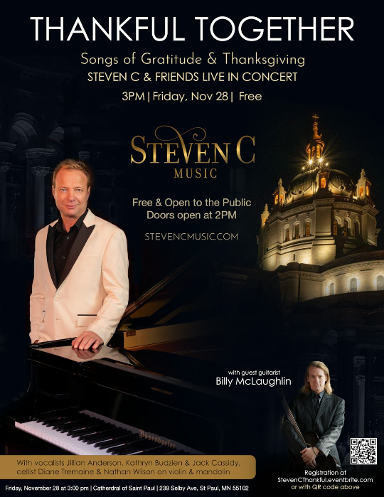 Steven C presents: Thankful Together, Songs of Gratitude and Thanksgiving