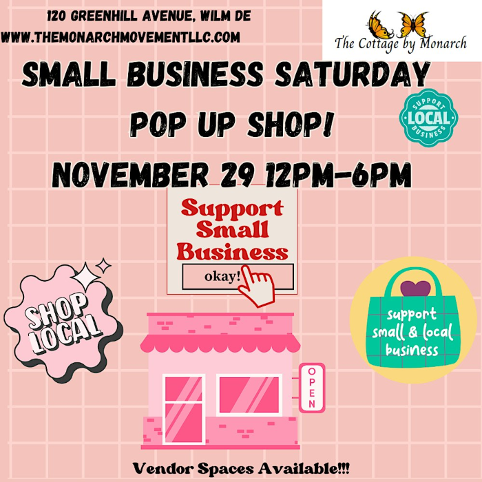 ️ Small Business Saturday Pop-Up Shop
