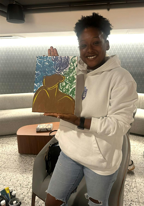 Sip and Paint at HU First Fridays at the Oliver