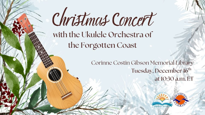 Christmas Concert with the Ukulele Orchestra of the Forgotten Coast (All Ages)