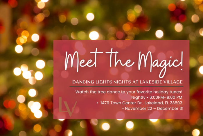 Meet the Magic: Dancing Lights Nights at Lakeside Village