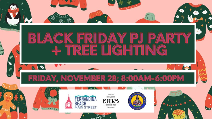 Black Friday PJ Party + Christmas Tree Lighting