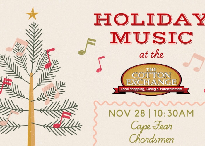 Holiday Music with the Cape Fear Chordsmen!