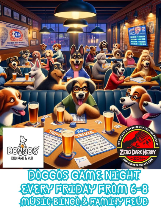 Music Bingo/ Family Feud with Zero Dark Nerdy