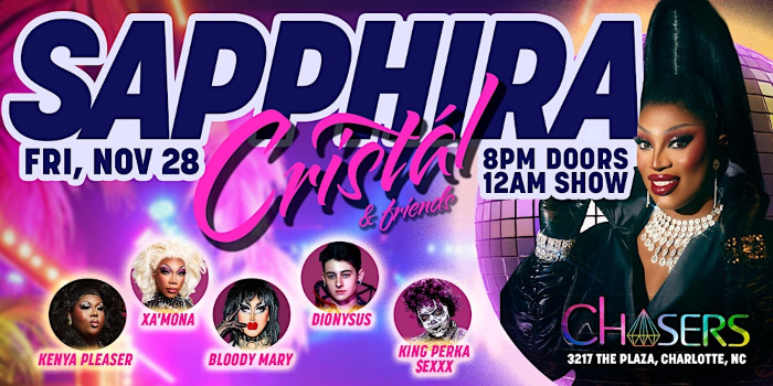 Sapphira Cristál at Chasers