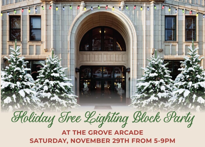 Grove Arcade Holiday Tree Lighting Block Party