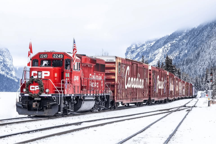 Canadian Pacific Kansas City Railroad Holiday Train in Joplin