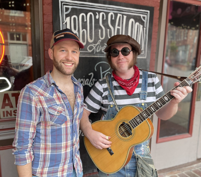 Live in 1860 Saloon: Natchez Whistle (Nate & Dan), 8-midnight, no cover