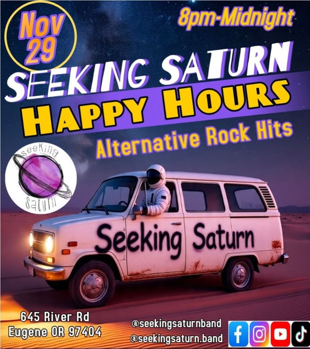 "Baby, come back!" to Happy Hours with Seeking Saturn