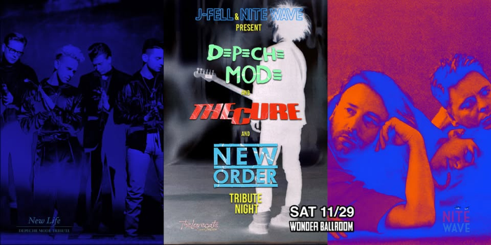 The Cure, Depeche Mode, New Order Tribute Night - Wonder Ballroom