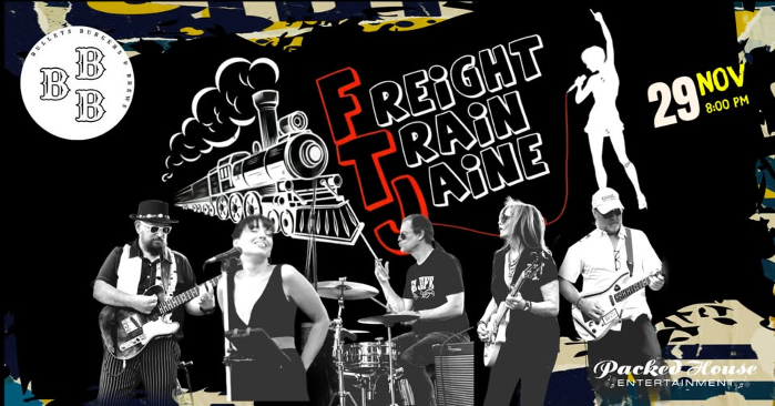 Freight Traine Jaine After Turkey Day Party at Bullets, Burgers & Brews